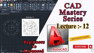 AutoCAD Tutorial(HINDI)Beginners🖥️Basic To Advance|AutoCAD सीखे हिंदी में|CAD MASTERY SERIES#autocad