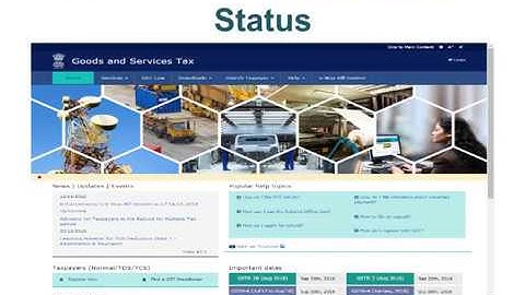 How can I track return status (Track Return Status- GST)