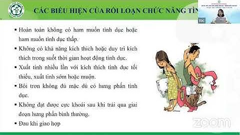 TRUYỀN THÔNG SỨC KHỎE CHO NGƯỜI DÂN: Chủ đề “ Rối loạn chức năng tình dục - nhưng điều cần biết "