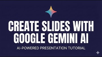 สร้างสไลด์นำเสนอ ด้วย Google Gemini ภายใน 3 นาที