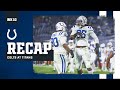 Battle For First Place | Colts at Titans Game Recap