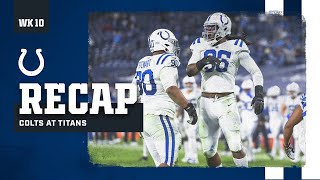 Battle For First Place | Colts at Titans Game Recap
