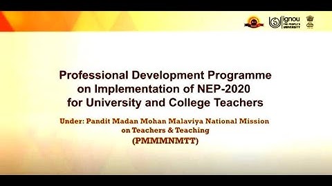 National Training on NEP 2020