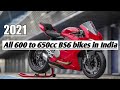 Top 5 600cc bikes in India 2021