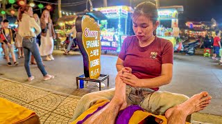 Noisy Foot Massage in Dazzling Colorful Tourist City - Hoi An