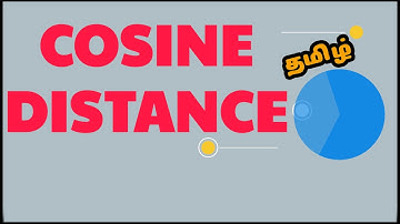 machine learning in tamil | cosine distance | How to find similarity between  two vectors | tamil