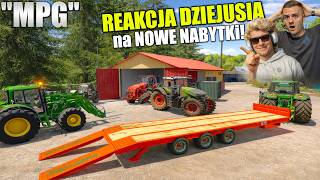 REAKCJA DZIEJUSIA NA NOWE NABYTKI!😱FENDT VARIO 1000 & BEL...