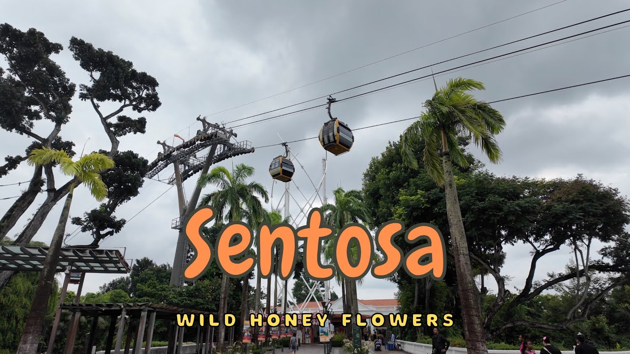 Exploring 🚠 Sentosa Island Singapore | Siloso Beach, Fort Siloso, Imbiah Lookout & Resorts World