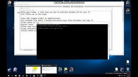 How to activate Windows 10 without software