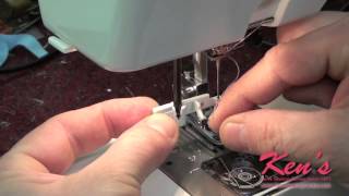 How to use the Janome Sewing Machine Needle Threader