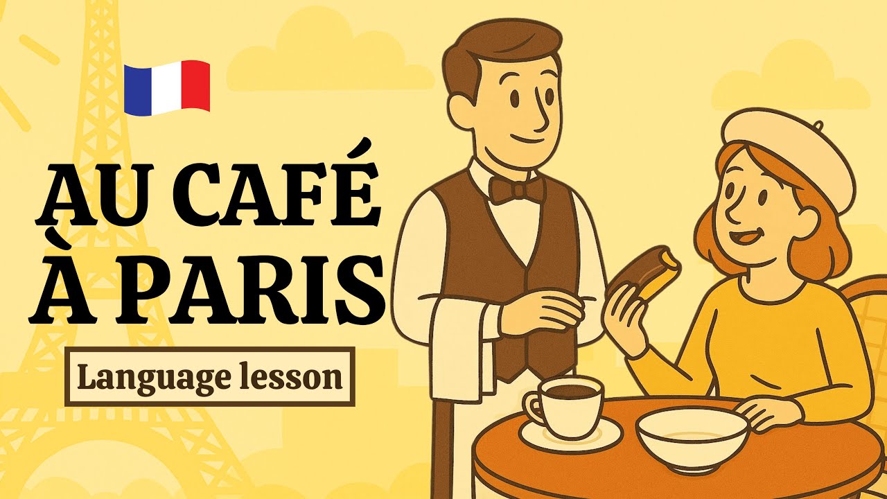 Follow Marie to a Paris Café 🇫🇷 | Learn Real Beginner French Through ...