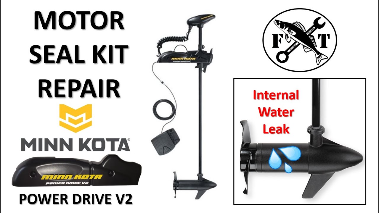 Minn Kota Powerdrive V2 Seal Kit Repair - YouTube