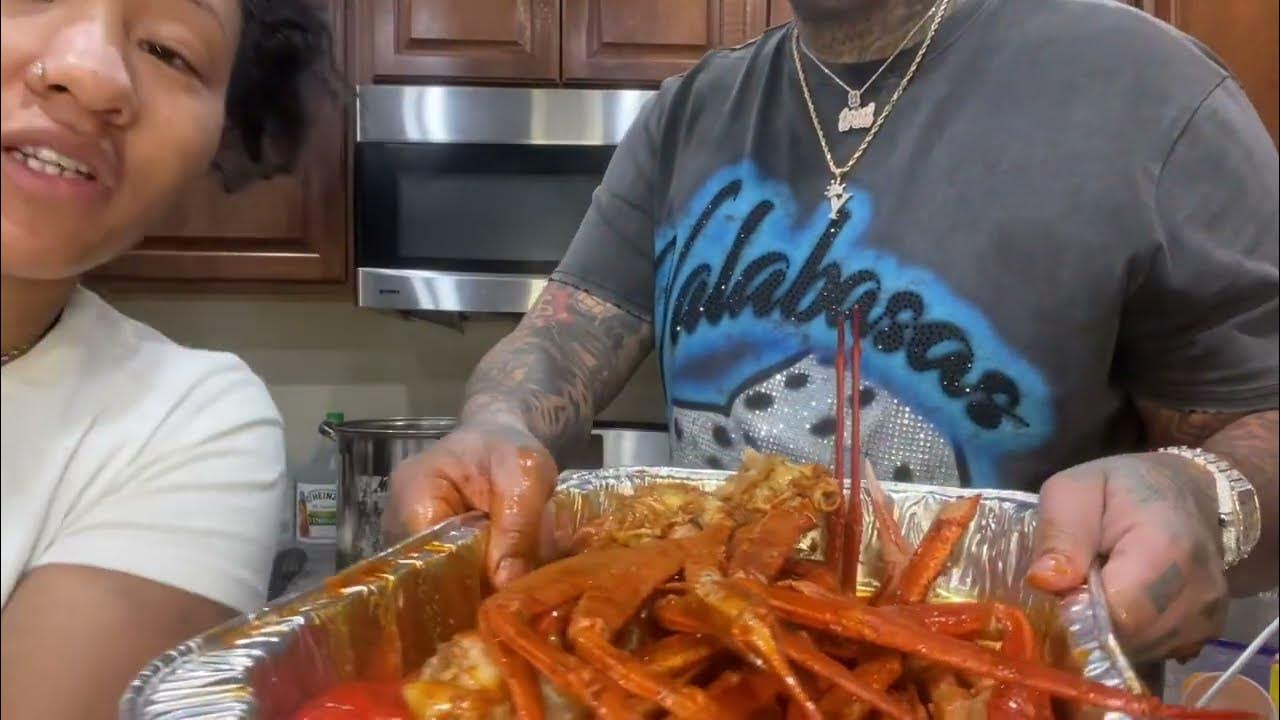 COOKIN CRAB 🦀 BOIL WIT KING YELLA & MOMMA LING VLOG kingyella073 YouTube