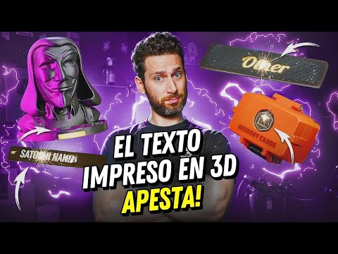 Estoy harto de fingir que el texto impreso en 3D es bonito.