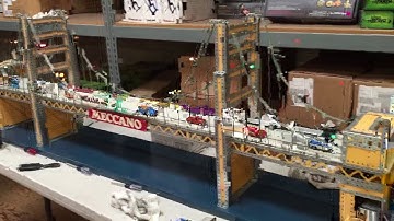 Meccano Bridge - factory display for shop window
