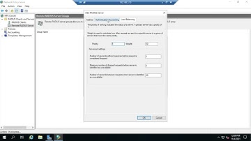 Configuring RADIUS clients and server groups in NPS
