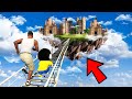 SHINCHAN AND FRANKLIN TRIED THE IMPOSSIBLE STAIRWAY TO FLOATING KING CASTLE CHALLENGE GTA 5