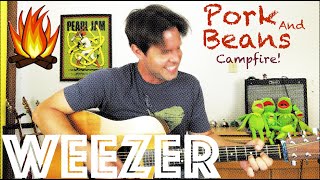 Video thumbnail of "Guitar Lesson: How To Play Pork And Beans by Weezer - Campfire Edition!"