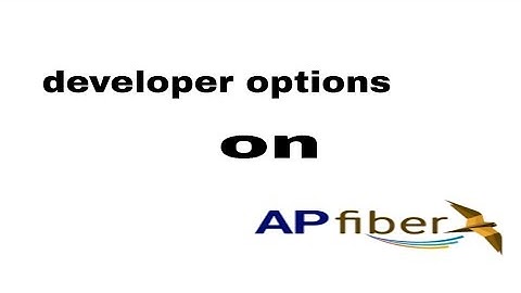 how to enable developer options in ap fiber set top box in telugu by varun tech in telugu