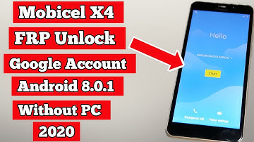 How to Remove Google Account Mobicel X4 Android 8.0.1 frp Bypass Google Lock mobicel Phone 2020