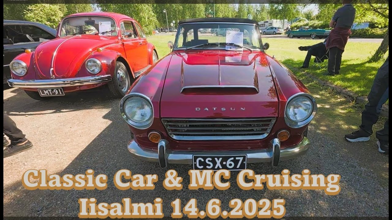 Classic Car & Mc Cruising Iisalmi 14.6.2025 Olvi Oluthalli