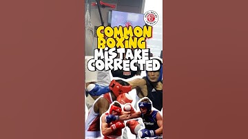 Common boxing mistake corrected #boxing #boxingtips #boxingtutorial #learnboxing #boxingtechnique