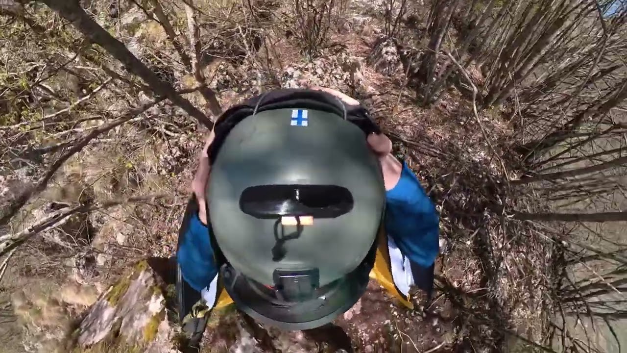 Monte Casale, hiking Via Ferrata Che Guevara and wingsuit jumping