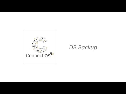 ConnectOS Systemeinstellung DB Backup