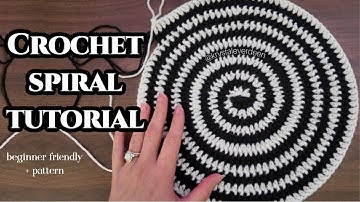 Crochet Spiral Tutorial │ Beginner Friendly + Pattern