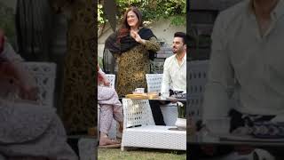 Actor Sukaina Khan Fahad Sheikh Humaira Bano On Set Ishq Tumsa Hua..