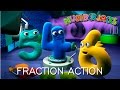 NUMBERJACKS | Fraction Action | S2E17