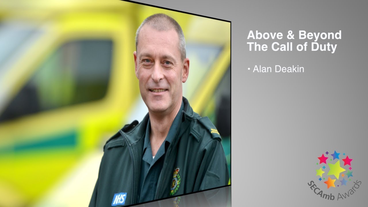 secamb awards above beyond the call of duty alan deakin youtube above and beyond the call of duty