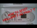 How to reset Vaillant F.62 fault ?