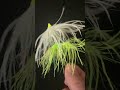 King Salmon Flies – Stu’s Chinook Intruder in Chartreuse &amp; White #fishing #pesca #knots #diy