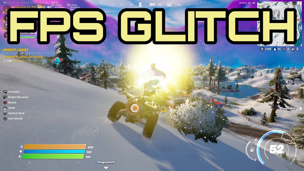 New Fps Glitch In Fortnite Use This To Troll Your Teammates And Randoms Ps5 With 1fps Drops Youtube