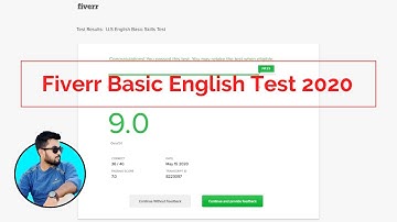 Fiverr U S English Basic Skills Test 2020 ।। Frahim Taj