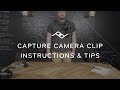 Peak design capture camera clip v3 configuration  conseils