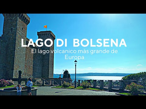 El Lago volcanico mas grande de Europa, Lago di Bolsena. Italia #travel #2023 #italy #live #family