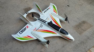 X450 VTOL - Arduplane 4.3.0 First Hover Test