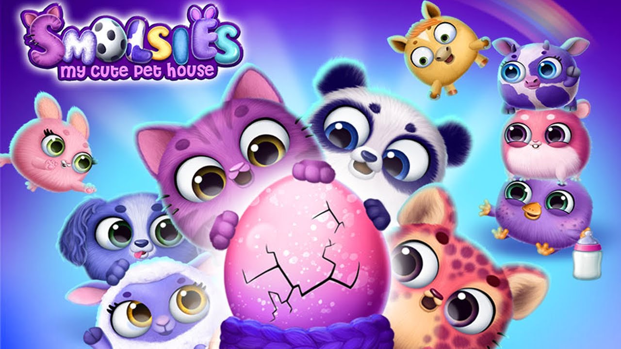 SMOLSIES My Cute Pet House Hatch Surprise Eggs Collect All Pets Game for Kids 1 YouTube