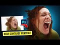 How to Create Dramatic High Contrast Effect in Photoshop