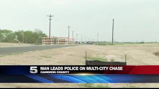 Man Arrested after Leading Police on Multi-City Chase