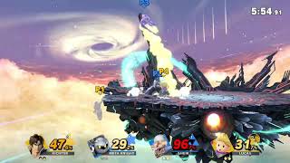 Super Smash Bros Ultimate  283  Richter And Lucas Vs Meta Knight And Sheik