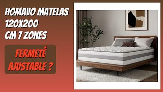 AVIS (2026) : HOMAVO Matelas 120x200 cm 7 Zones. DÉTAILS