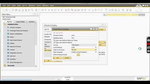 Sap business one tutorial for beginners How to create Database in sap b1 Tamil