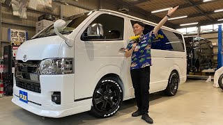 ●希少！ハイエースダークプライムS-GLセンター&リヤピラートリム新車外し● mqdefault.jpg