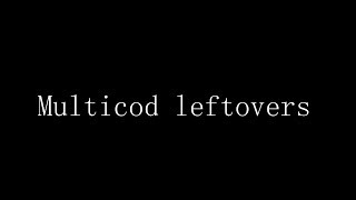 Multicod leftovers (BO4,WW2,MWR)