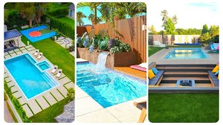 Stunning Swimming Pool Design Ideas to Elevate Your Backyard | In-Ground Pool Landscaping Garden