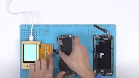 Restore missing True Tone iphone X - 11pro max without orginal display