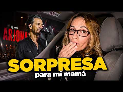 Llevo a MI MAMÁ de SORPRESA  al concierto de RICARDO ARJONA en URUGUAY